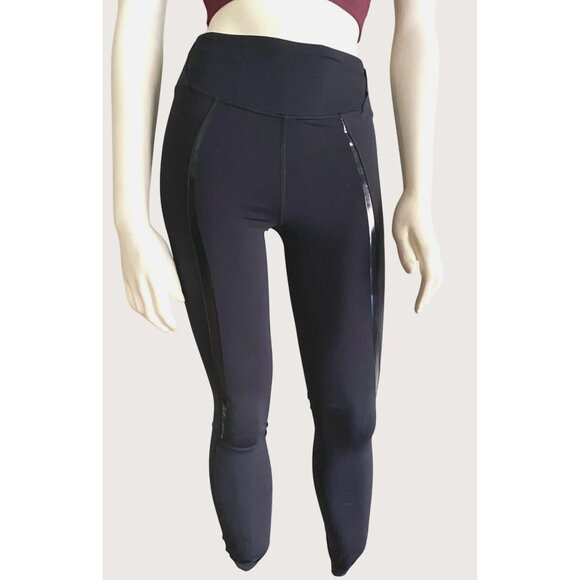 sz 2 Lululemon Gloss Trim Run Super High-Rise Tight 28" leggings reflective trim - Picture 2 of 10